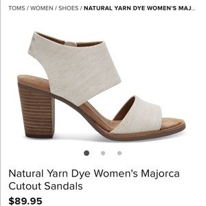 Tom’s Majorca Natural Yarn Dye Sandal